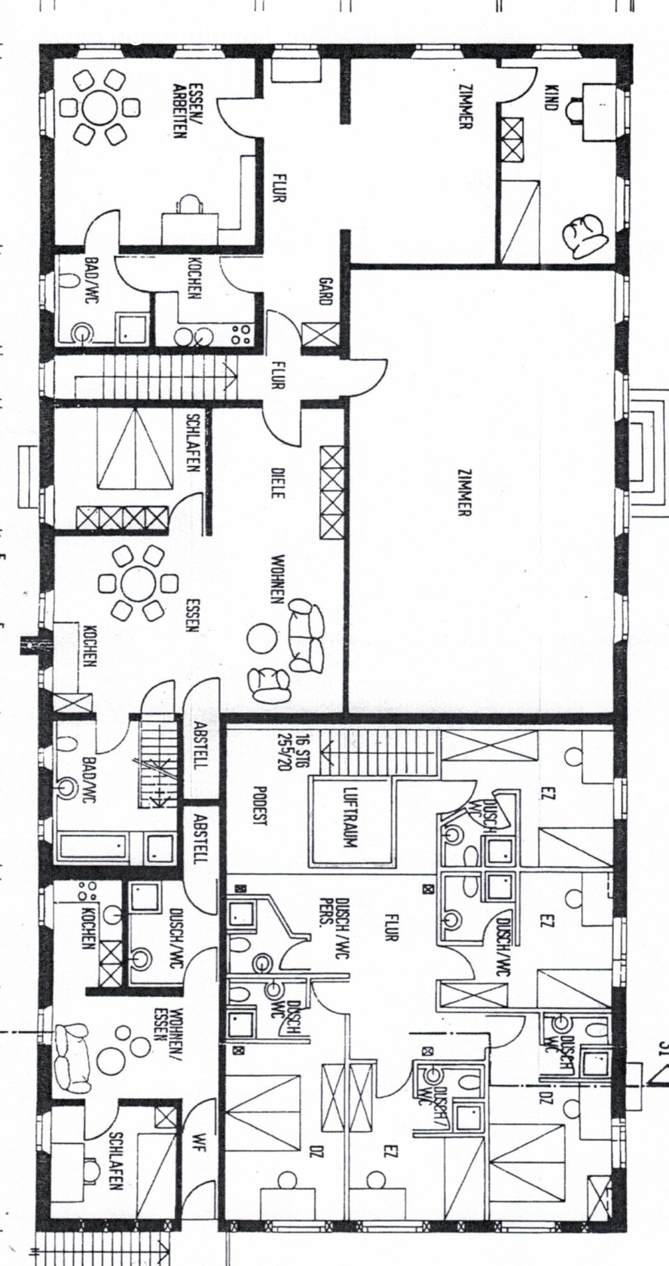 Ummendorf Landhotel Adler mit 4 Wohnungen und  5 Gästezimmer