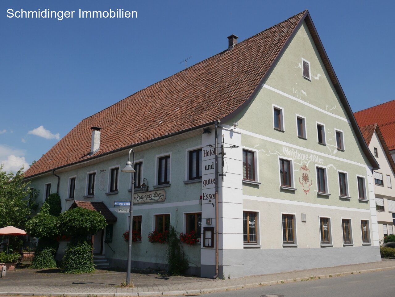 Ummendorf Landhotel Adler mit 4 Wohnungen und  5 Gästezimmer