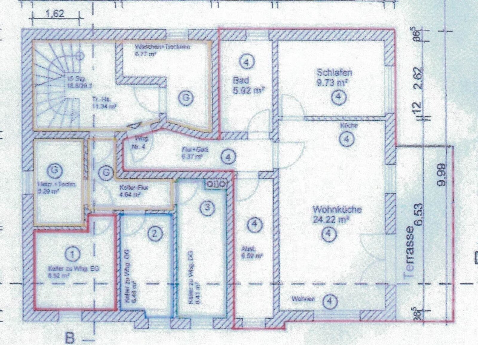 2 Zimmerwohnung im UG mit Terrasse  in Mühlhofen bei Meersburg