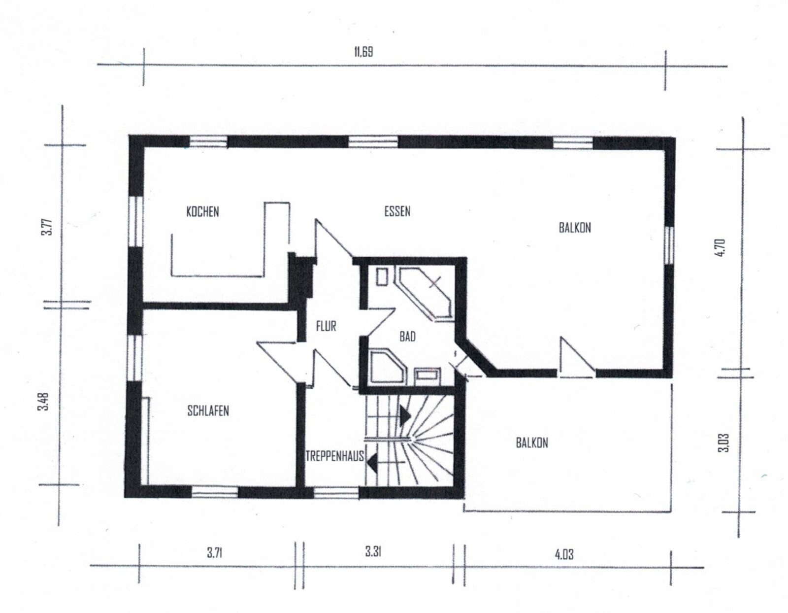 Flexibles Haus mit 2 Einheiten in Friedrichshafen Stadtnähe