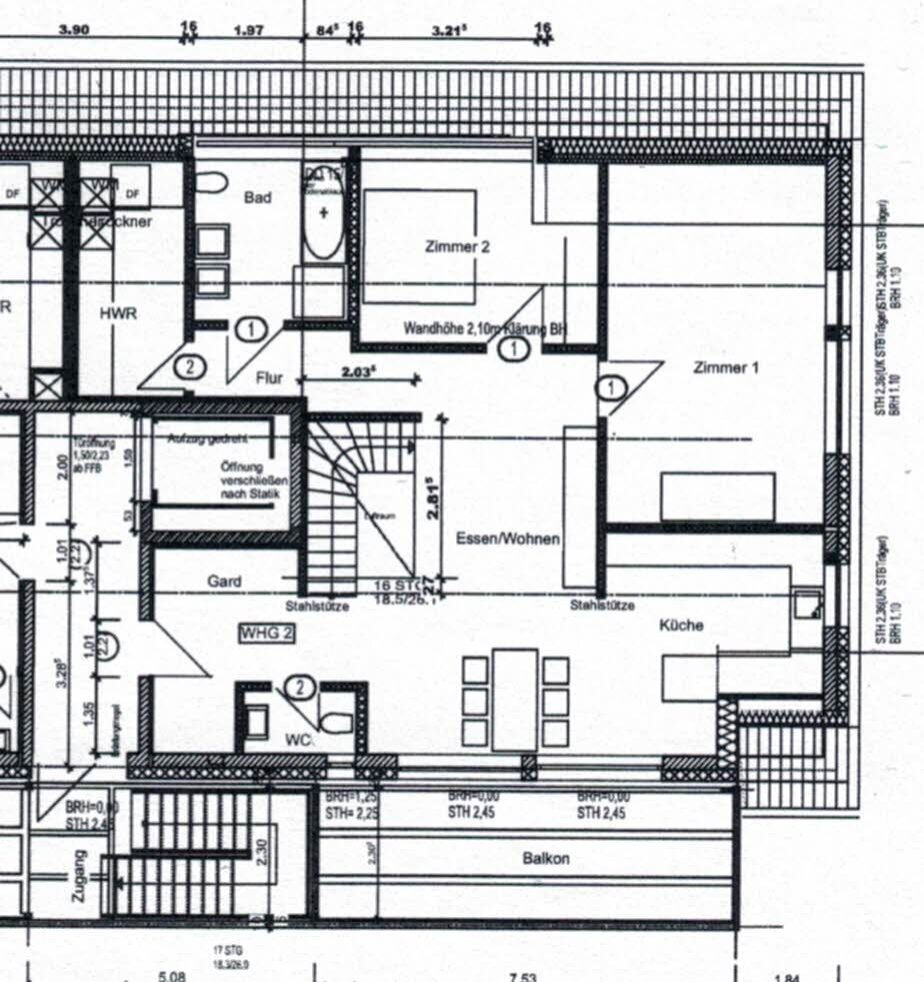 Grundriss 2. OG Grundriss 2. OG