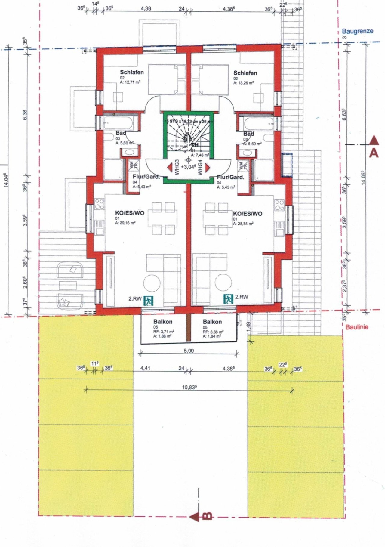 Grundriss 1. Obergeschoss Grundriss 1. Obergeschoss