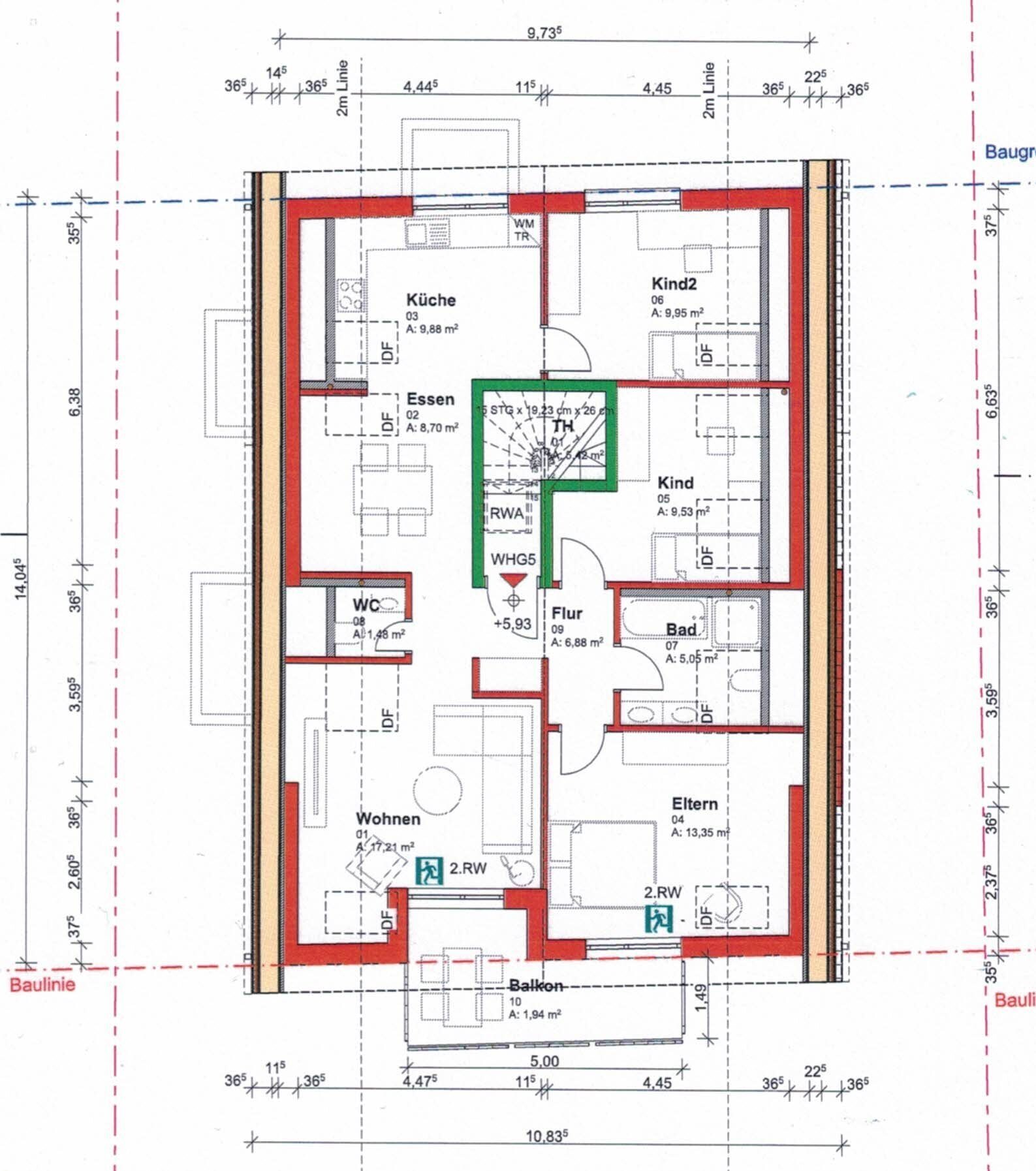 Grundriss Dachgeschoss Grundriss Dachgeschoss