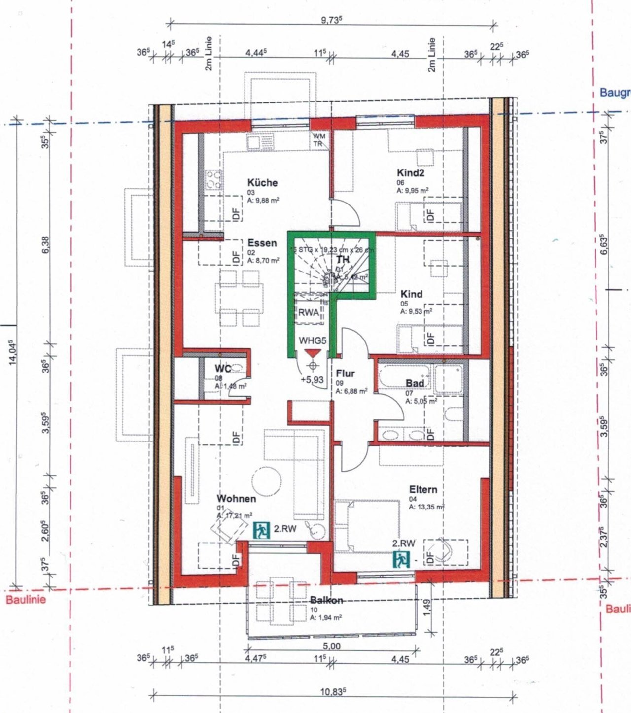Grundriss Dachgeschoss Grundriss Dachgeschoss